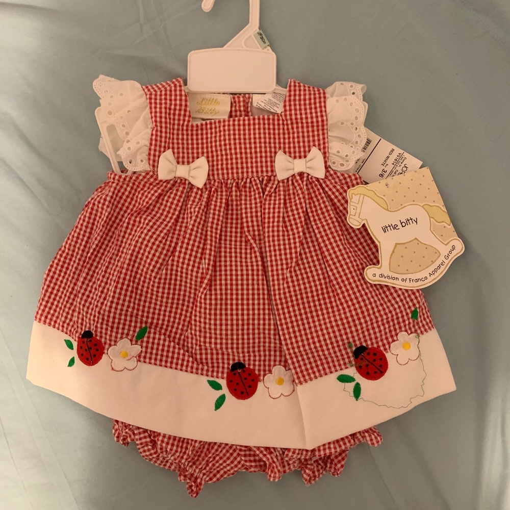 Red-White Summer Dress